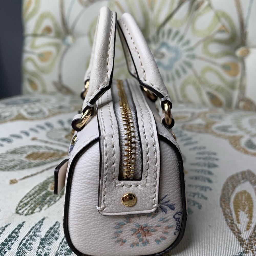 New! Coach Rowan Mini Handbag Bag Purse Keychain - Picture 2 of 5